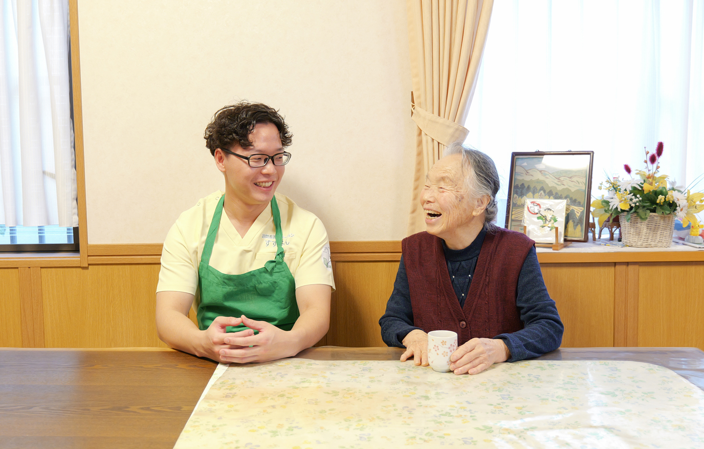 ゆったり穏やかなヘルパー